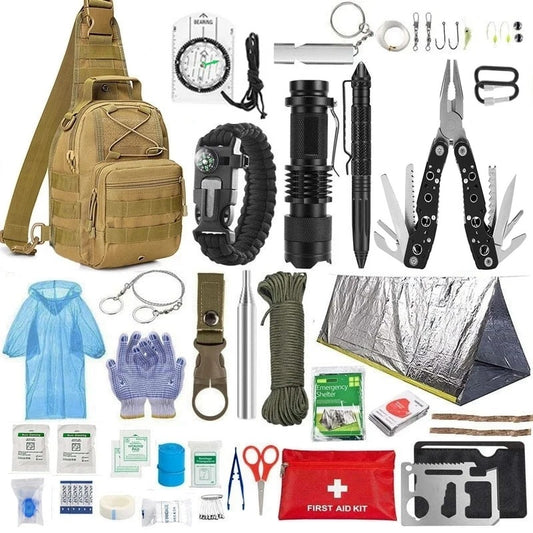 Portable Survival Outdoor Emergency Gear Kits